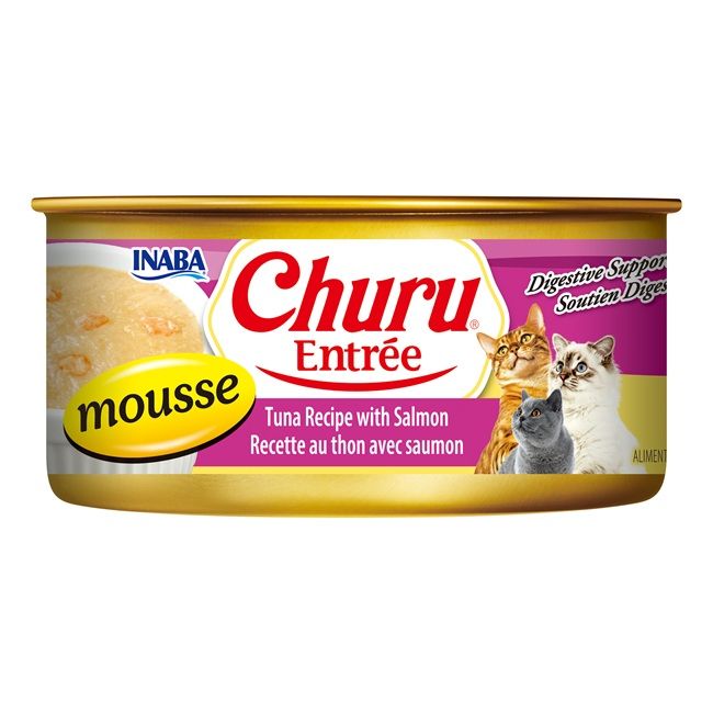 Inaba -  Churu Tuna w/Salm Mousse Cat 5.5oz