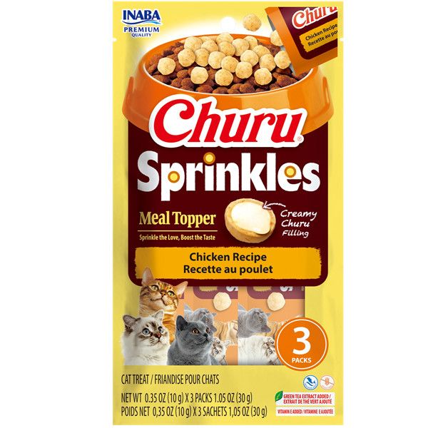 Inaba - Churu Sprinkles Chn 3pk Cat