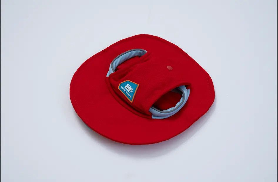 Puppy Gallery - Clay Cooling Hat Red Medium