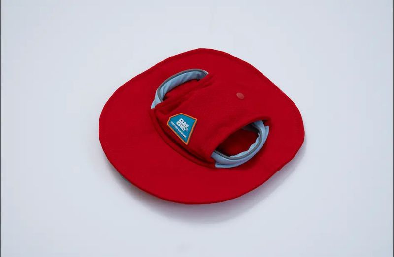 Puppy Gallery - Clay Cooling Hat Red Medium