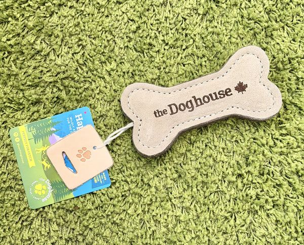 The Doghouse - Leather &amp; Wool Bone