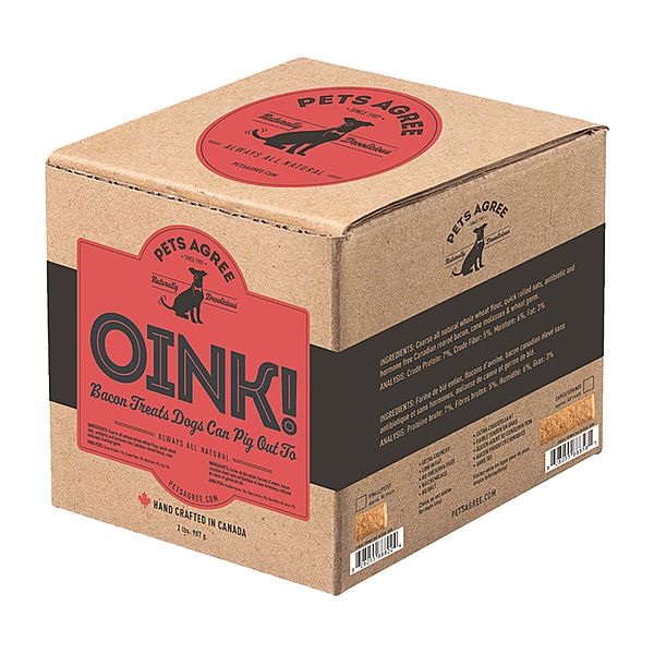 Pets Agree - Oink Bars Bacon Small 2lb (per Ounce)
