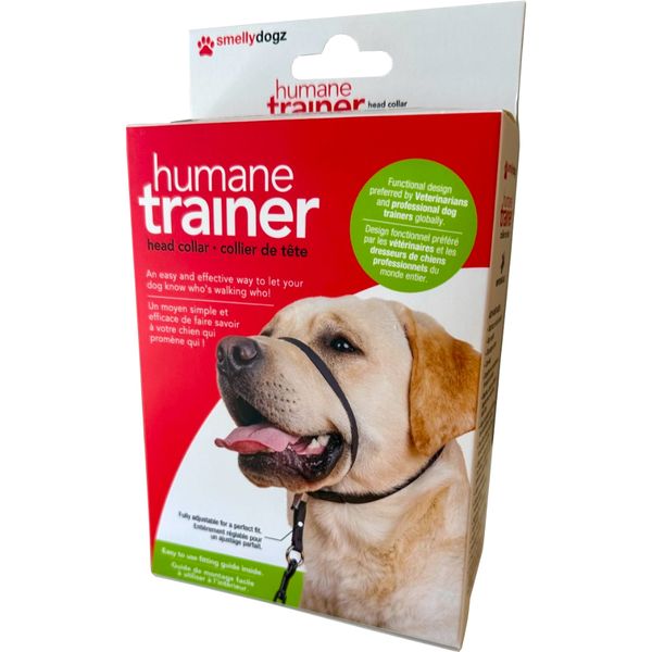 Smellydogz - Humane Headcollar Black