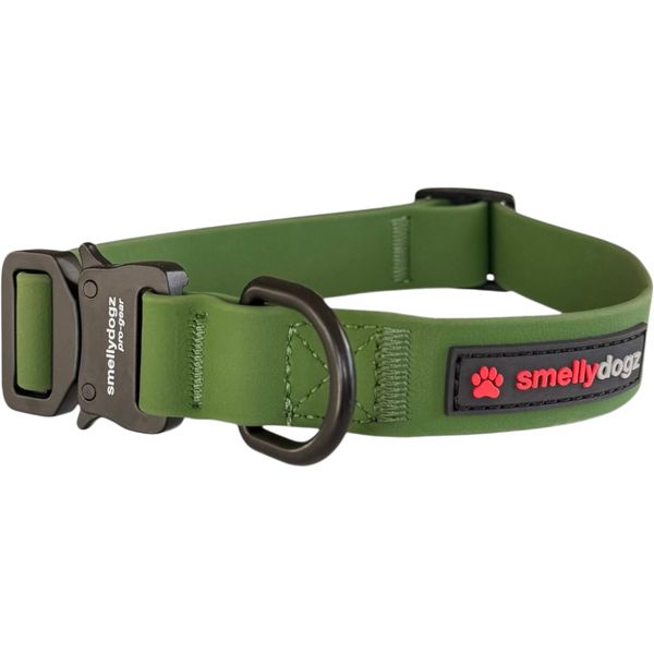 Smellydogz - Adjustable Comfort Collar Olive Green