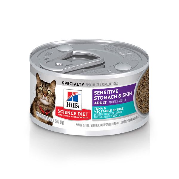 Hill's Science Diet - Sensitive Stm&amp;Skn Tuna Entr Cat 2.9 oz