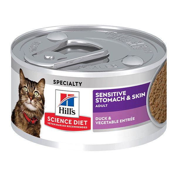 Hill's Science Diet - Adult SnstvStm &amp; Sk Duck &amp; Veg 2.9oz