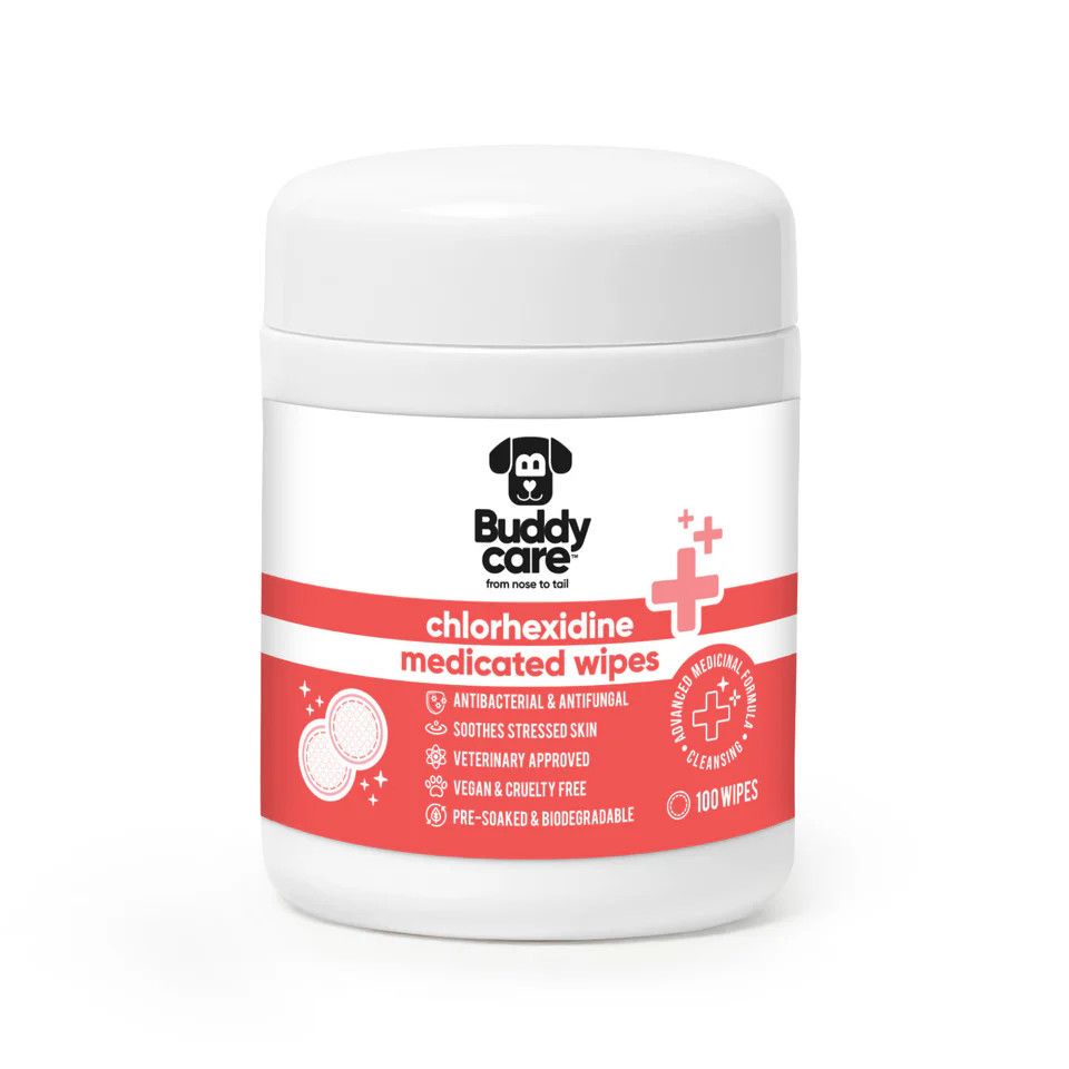 Buddy Care - Chlorhexidine Medicated Wipes 100ct