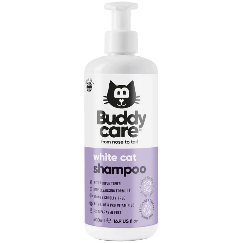Buddy Care - Shampoo White Cat 16.9oz