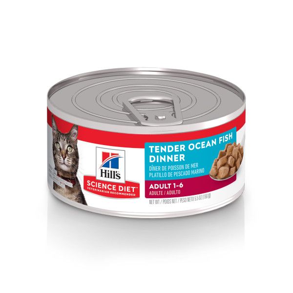 Hill's Science Diet - Adult Tender Ocean Fish Dnr Cat 5.5 oz