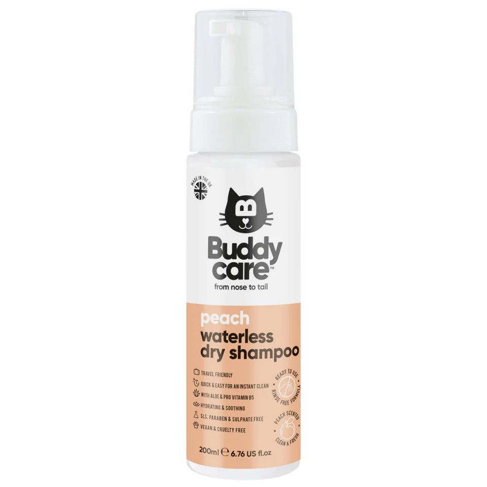 Buddy Care - Waterless Shampoo Peach Cat 6.76oz