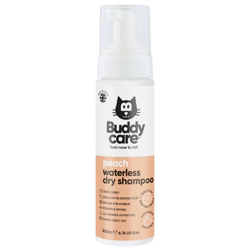Buddy Care - Waterless Shampoo Peach Cat 6.76oz