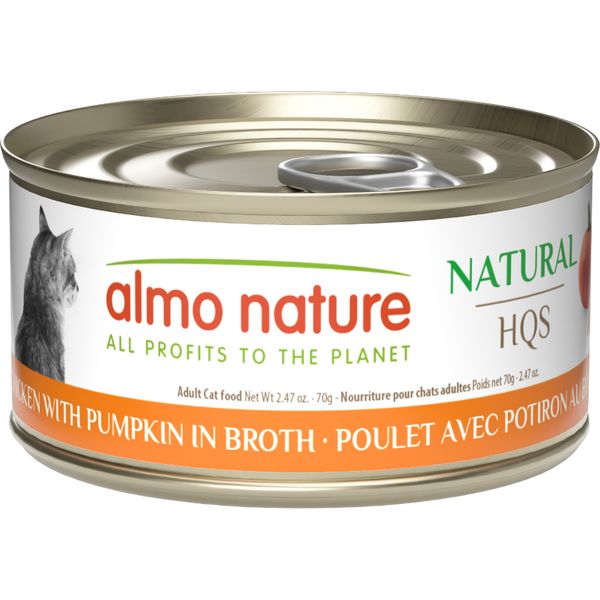 Almo Nature - HQS Complete Chckn/Pumpkin/Broth Cat 70g