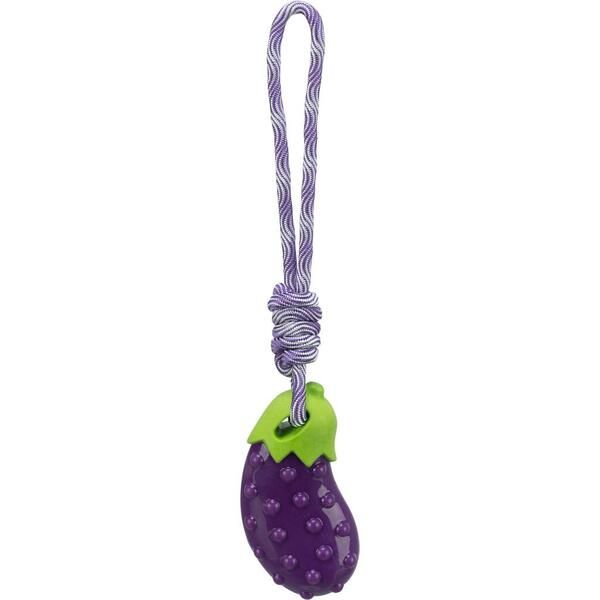 Trixie - Eggplant Cob on a Rope