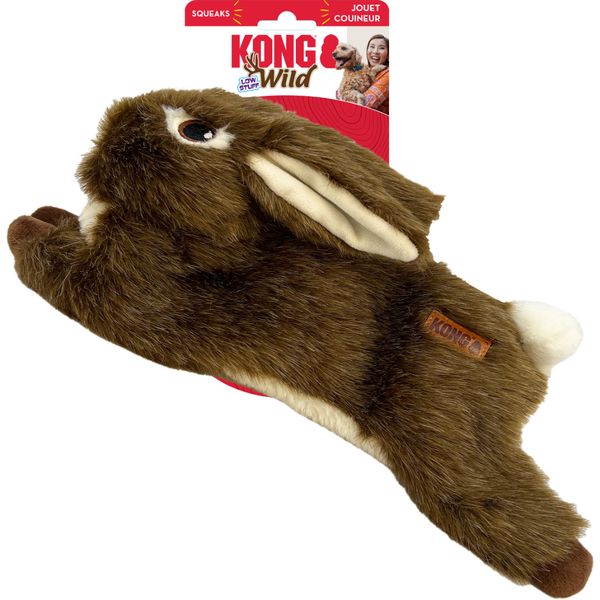 Kong - Wild Low Stuff Rabbit Medium