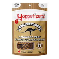 Yappetizers - Dehydrated Kangaroo, Size: 85g