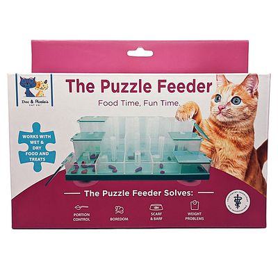 Doc &amp; Phoebe's - Puzzle Feeder Cat