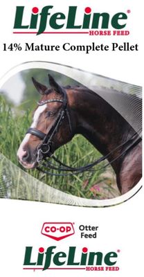 Otter Co-op - LifeLine 14% Mature Complete Horse Pellet 20kg