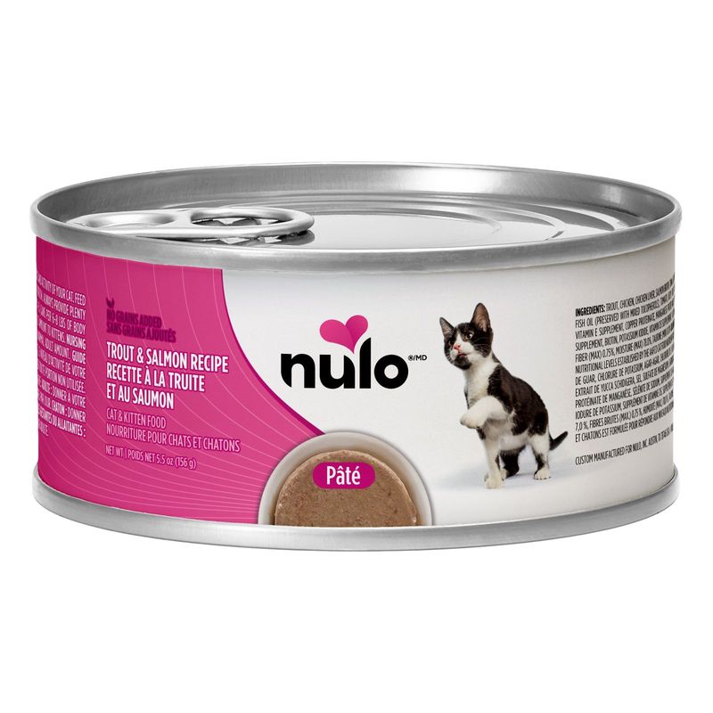 Nulo - GF Trout &amp; Salmon Pate Cat/Kitten 5.5oz