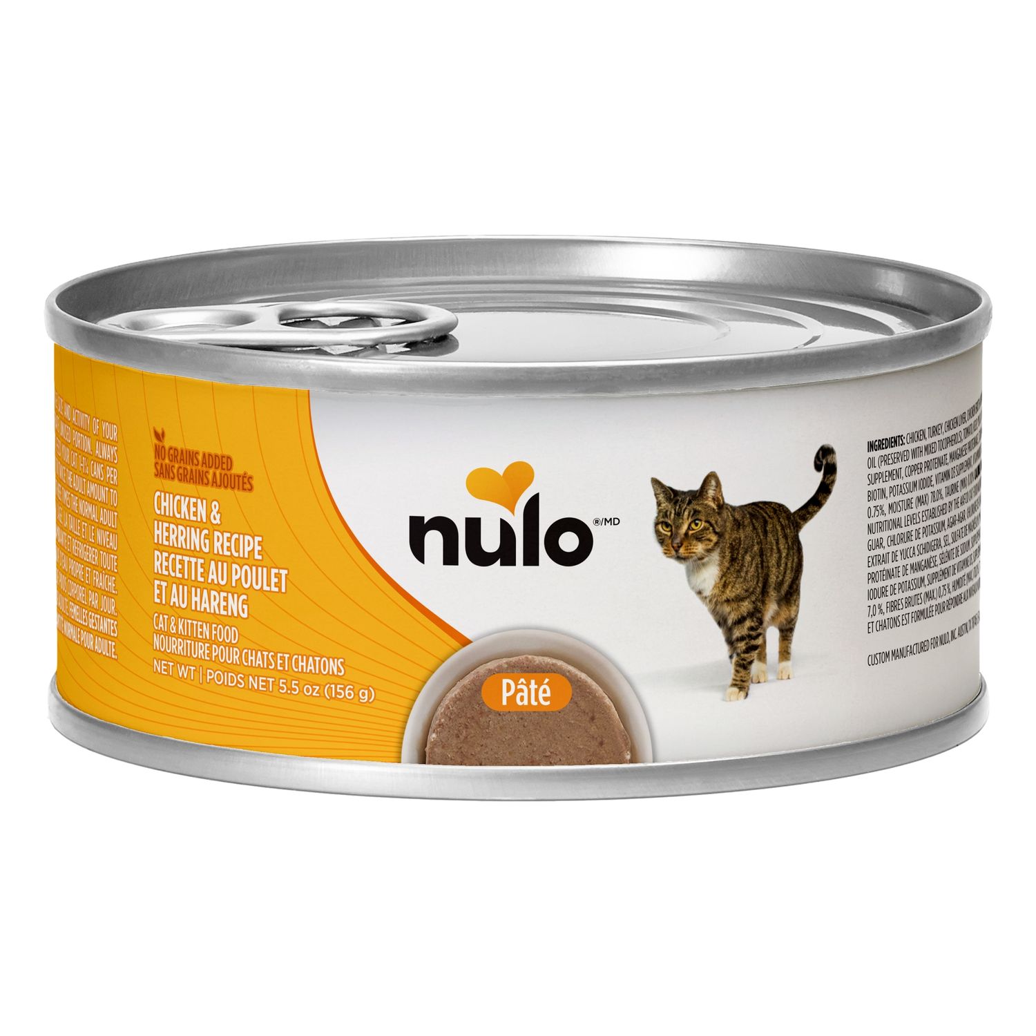 Nulo - GF Chicken &amp; Herring Pate Cat/Kitten 5.5oz
