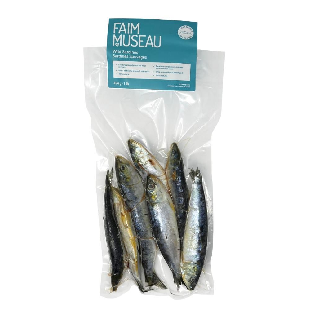 Faim Museau - Wild Whole Sardines 454g