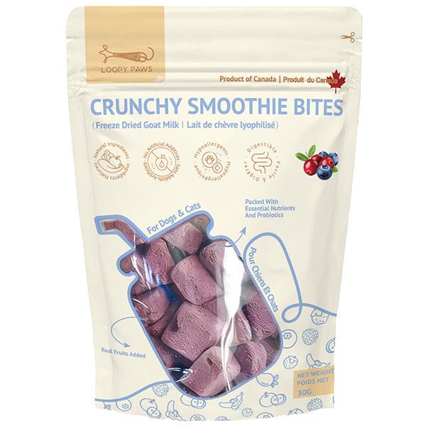 Loopy Paws - FD Smoothie Bites Mixed Berries 30g
