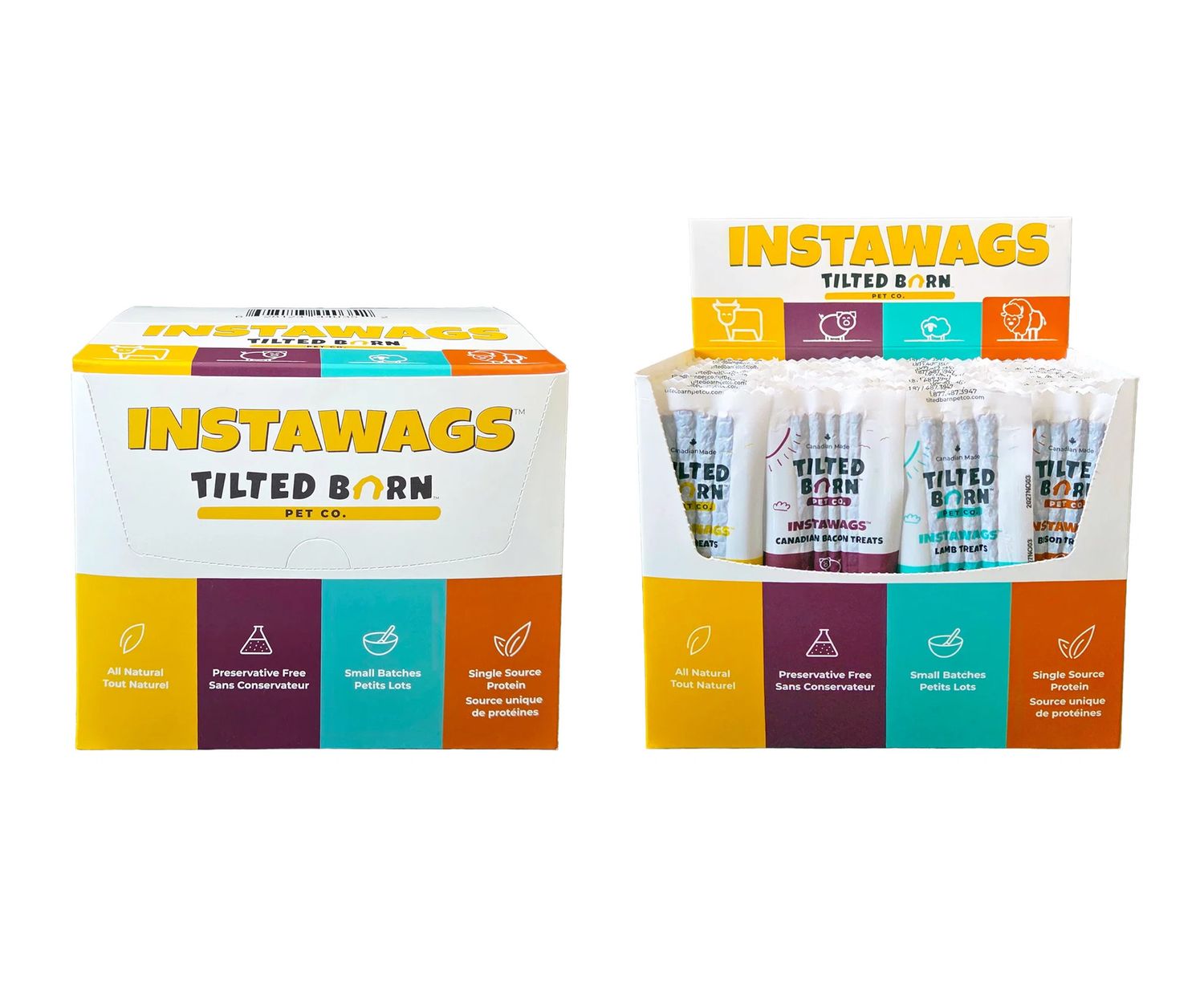 Tilted Barn - Instawags Bison Treats 100g