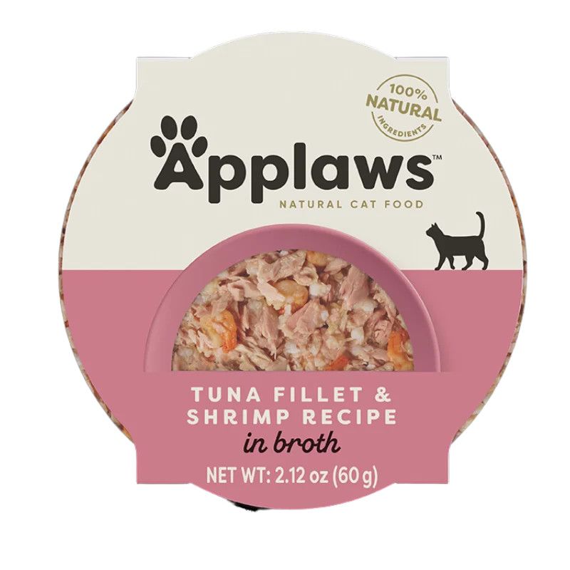 Applaws - Tuna Filet with Shrimp Pots 60g