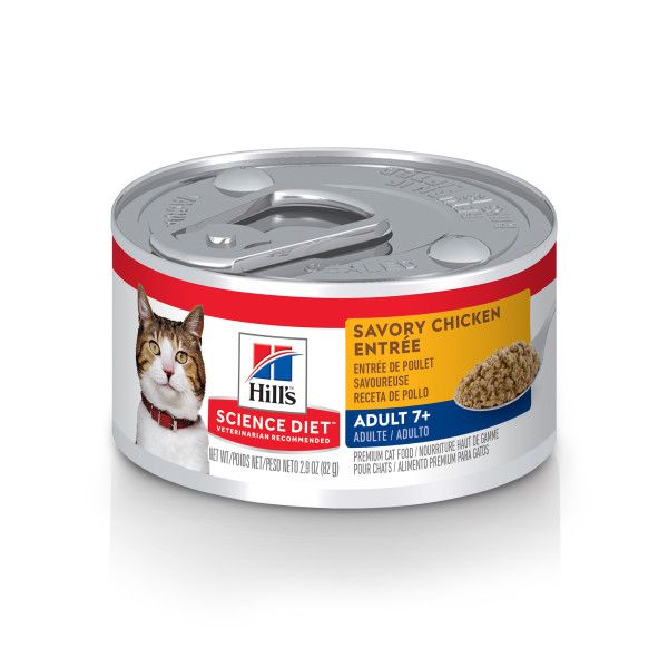 Hill's Science Diet - Adult 7+ Savory Chk Entree Cat 2.9oz