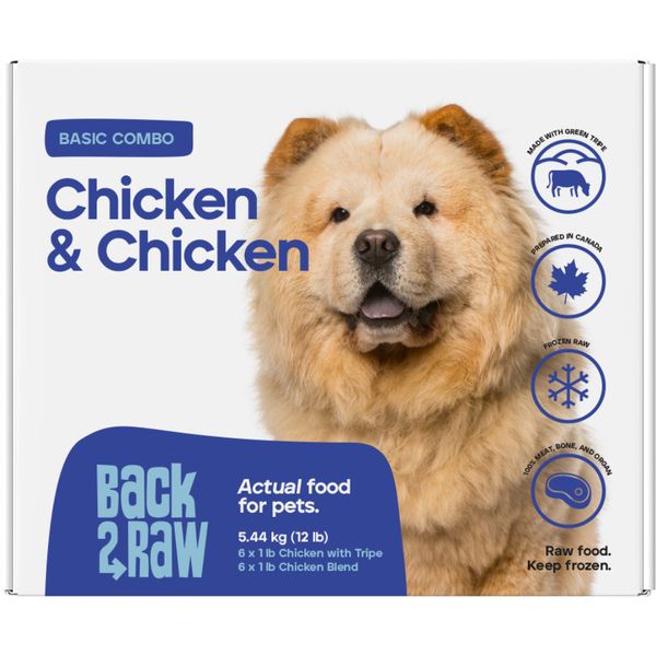 Back2Raw - Basics Chicken/Tripe Blend 12/1lb
