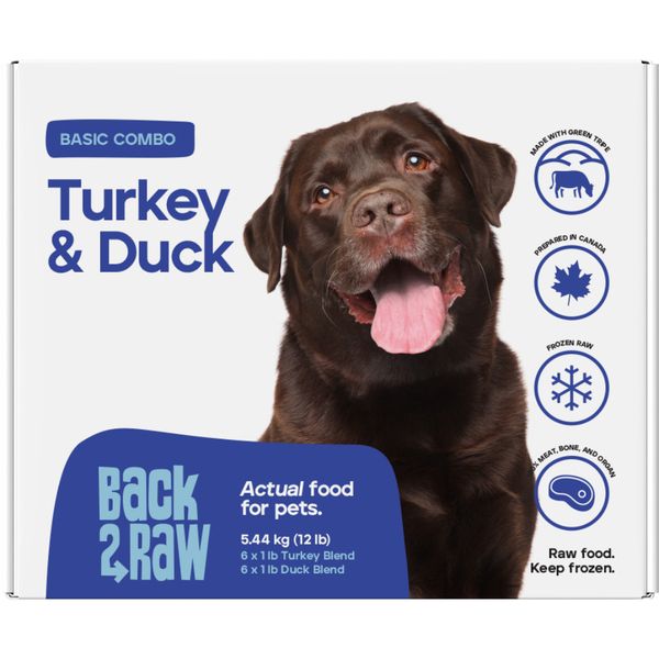 Back2Raw - Basics Turkey/Duck Blend 12/1lb