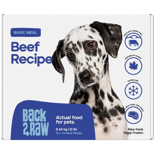 Back2Raw - Basics Beef Recipe 12/1lb