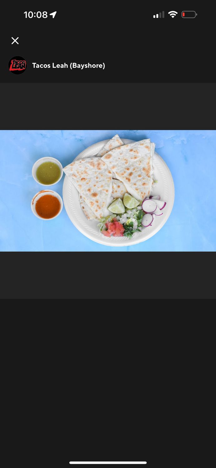 Pollo quesadilla