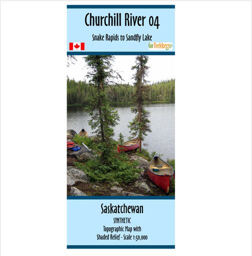 Map - Churchill River 4: Snake Rapids - Sandfly SYN