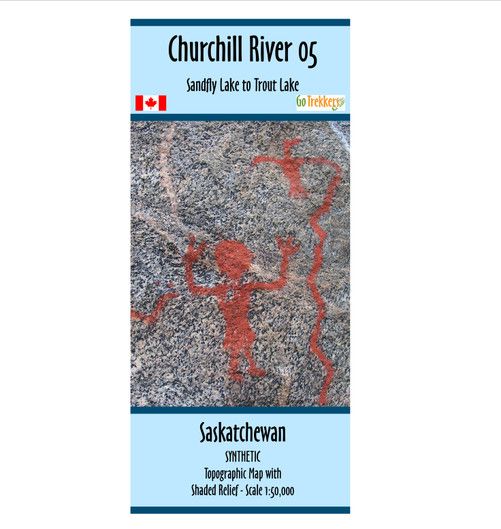 Map - Churchill River 5: Sandfly - Trout Lake SYN