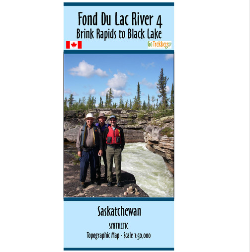 Map - Fond Du Lac River 4 - Brink Rapids to Black Lake SYN