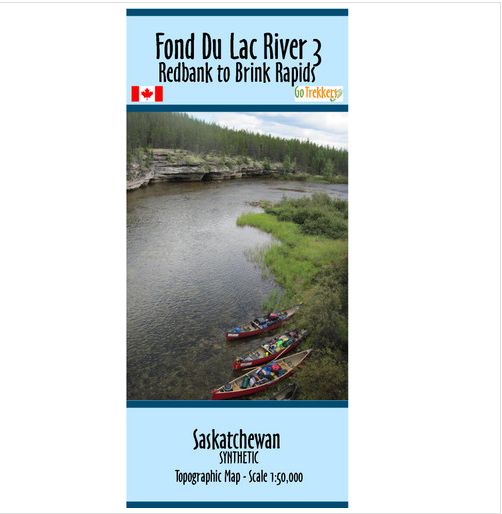 Map - Fond Du Lac River 3 - Redbank Rapids to Brink Rapids SYN