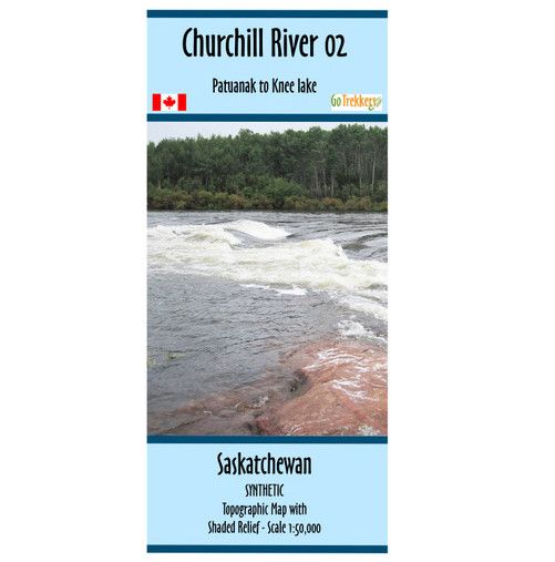 Map - Churchill River 2: Shagwenaw Lake/Patuanak - Knee Lake SYN