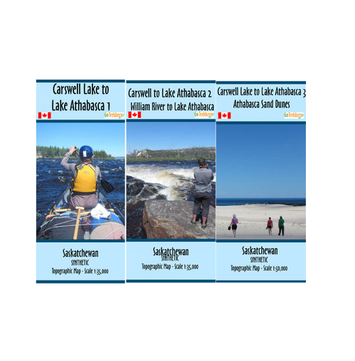 Map - Carswell Lake To Lake Athabasca Set 1-3 SYN