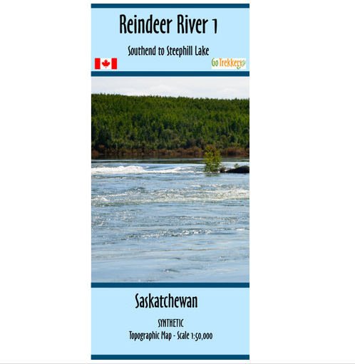 Map - Reindeer River 1 - Southend to Steephill Lake SYN
