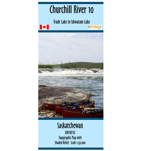 Map -  Churchill River 10 -Trade Lake to Iskwatam SYN