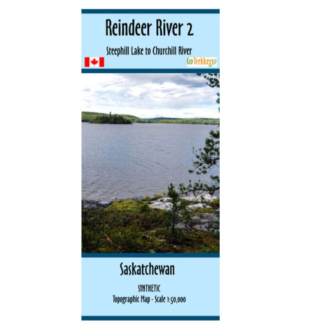 Map - Reindeer River 2 - Steephill Lake to Churchill River SYN