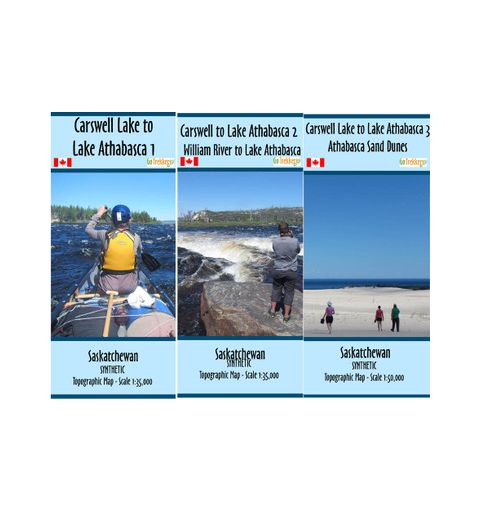 Map - Carswell Lake To Lake Athabasca Set 1-3 SYN