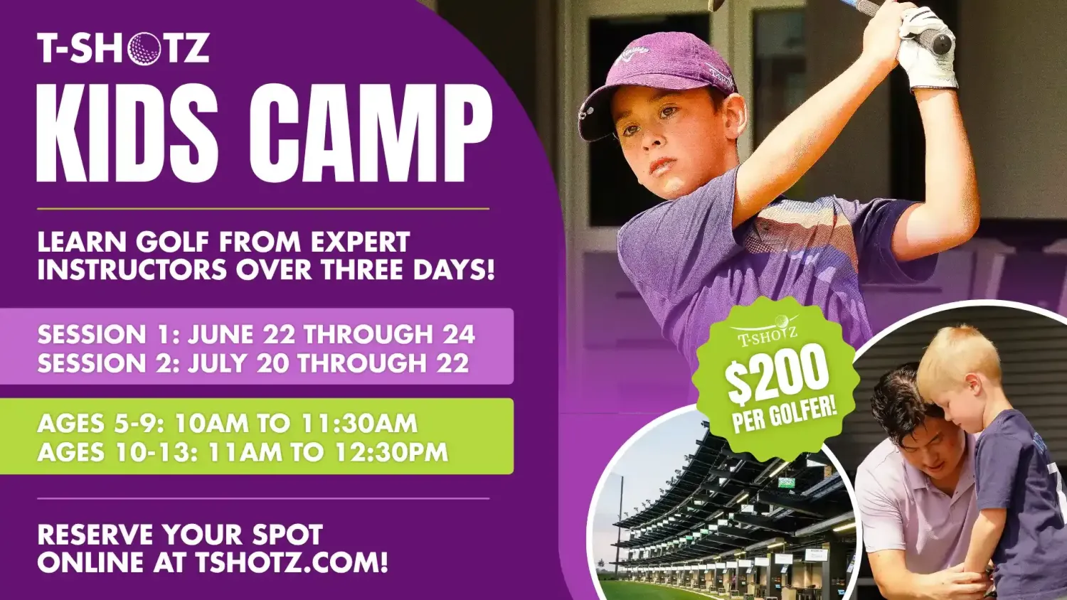 T-Shotz Kids Camps