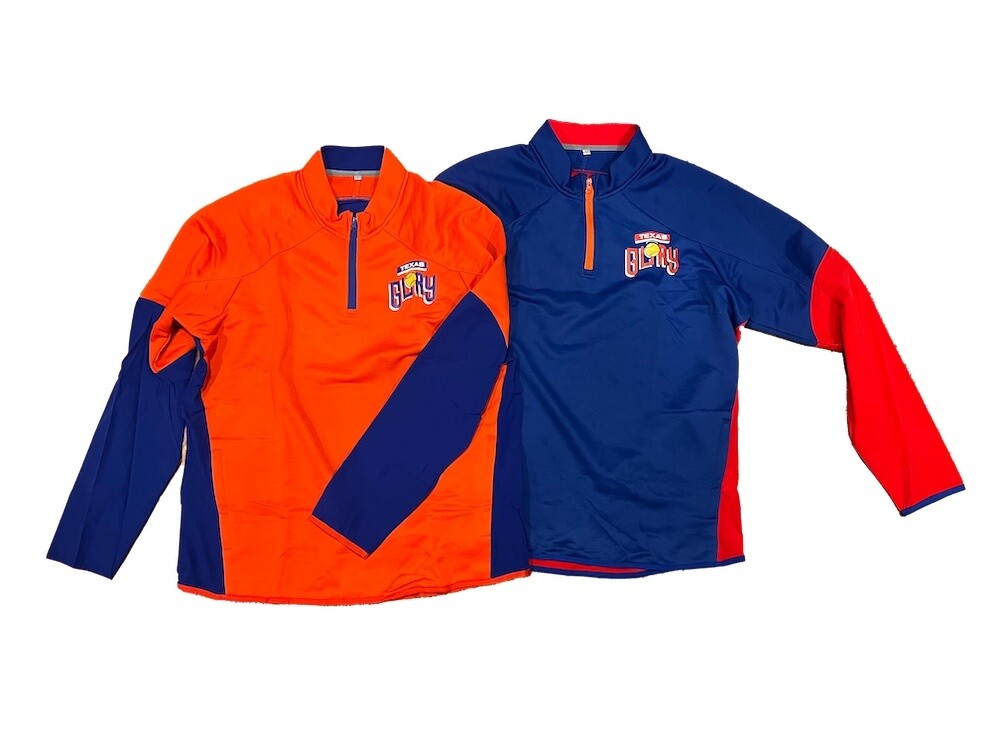 Texas Glory Multi-Color 1/4 Zip Pull over - they run big