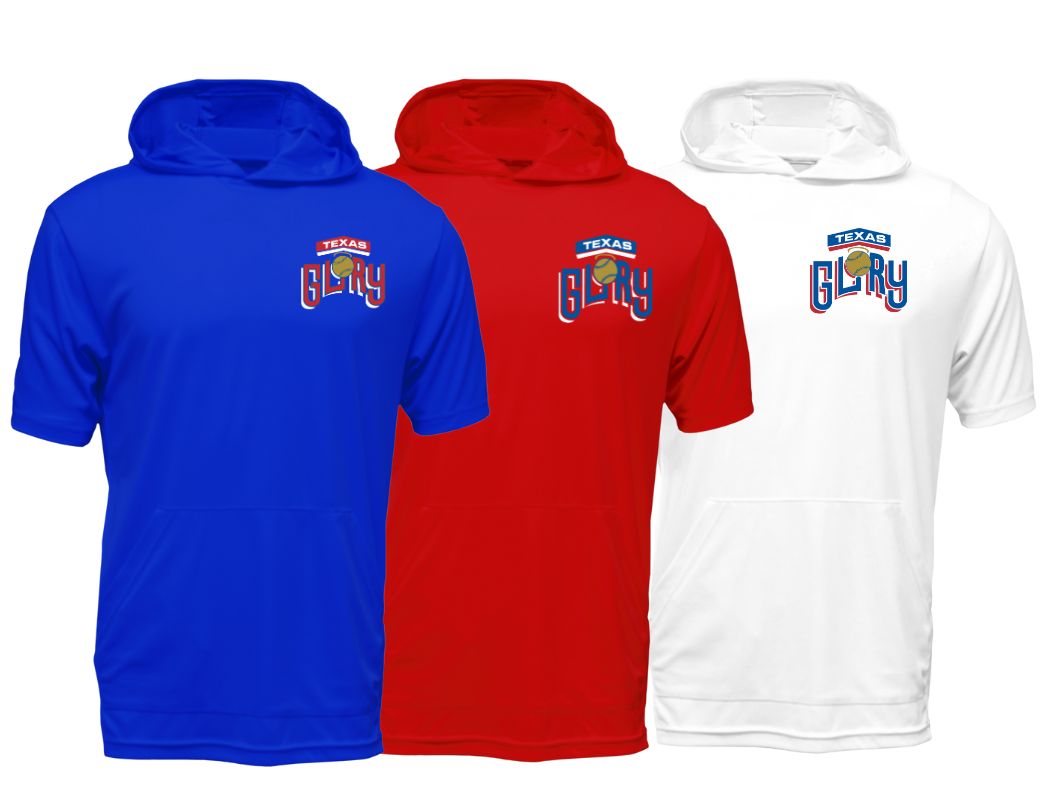 Texas Glory Tek SS Dri-Fit Hoodie w/Front Pocket