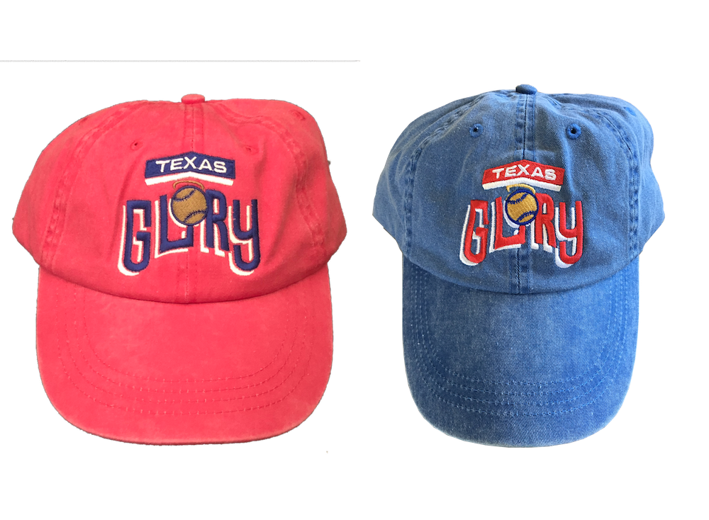 Texas Glory Vintage Blue Denim Ball Cap