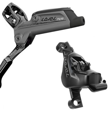 SRAM Level TLM Disc Brake and Lever - Front, Hydraulic, Post Mount, Diffusion Black, B1