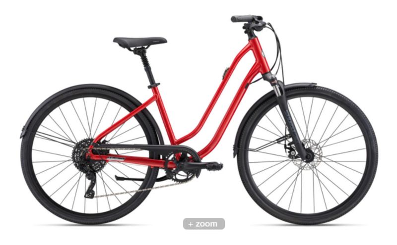 Liv Flourish Disc, Red Enamel cruiser/hybrid