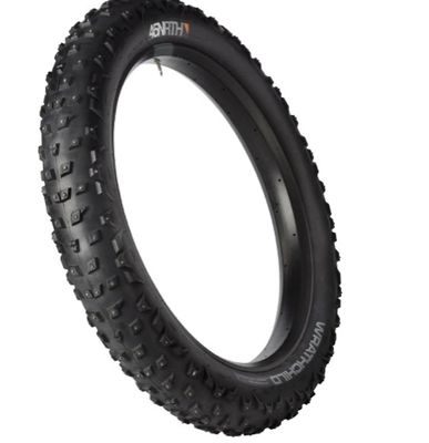 45NRTH Wrathchild Tire - 26 x 4.6, Tubeless, Folding, Black, 120tpi, 224 XL Concave Carbide Aluminum Studs