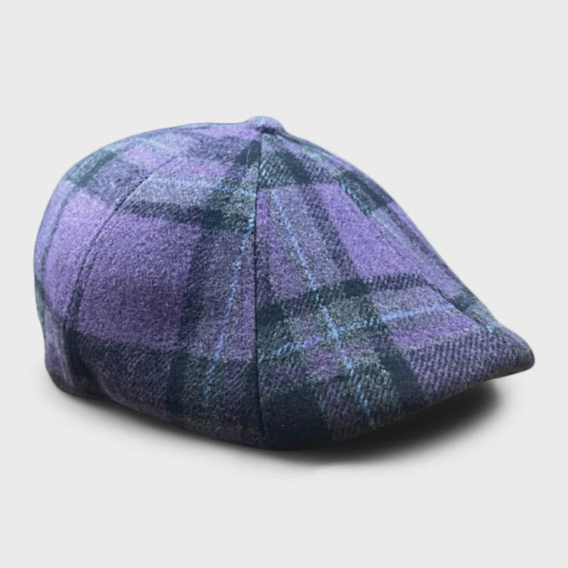 The Violet Rose Plaid Peaky - Purple Plaid